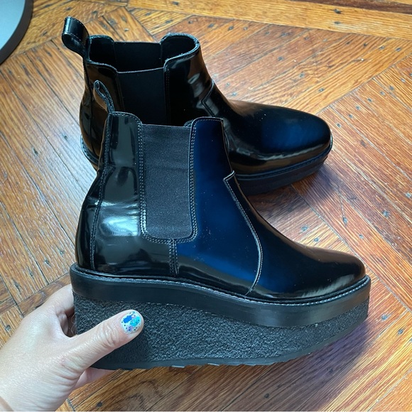 Pierre Hardy leather platform chelsea boots - Picture 10 of 11